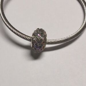 Iridescent Embellished Charm for Pandora Style Bracelet‎